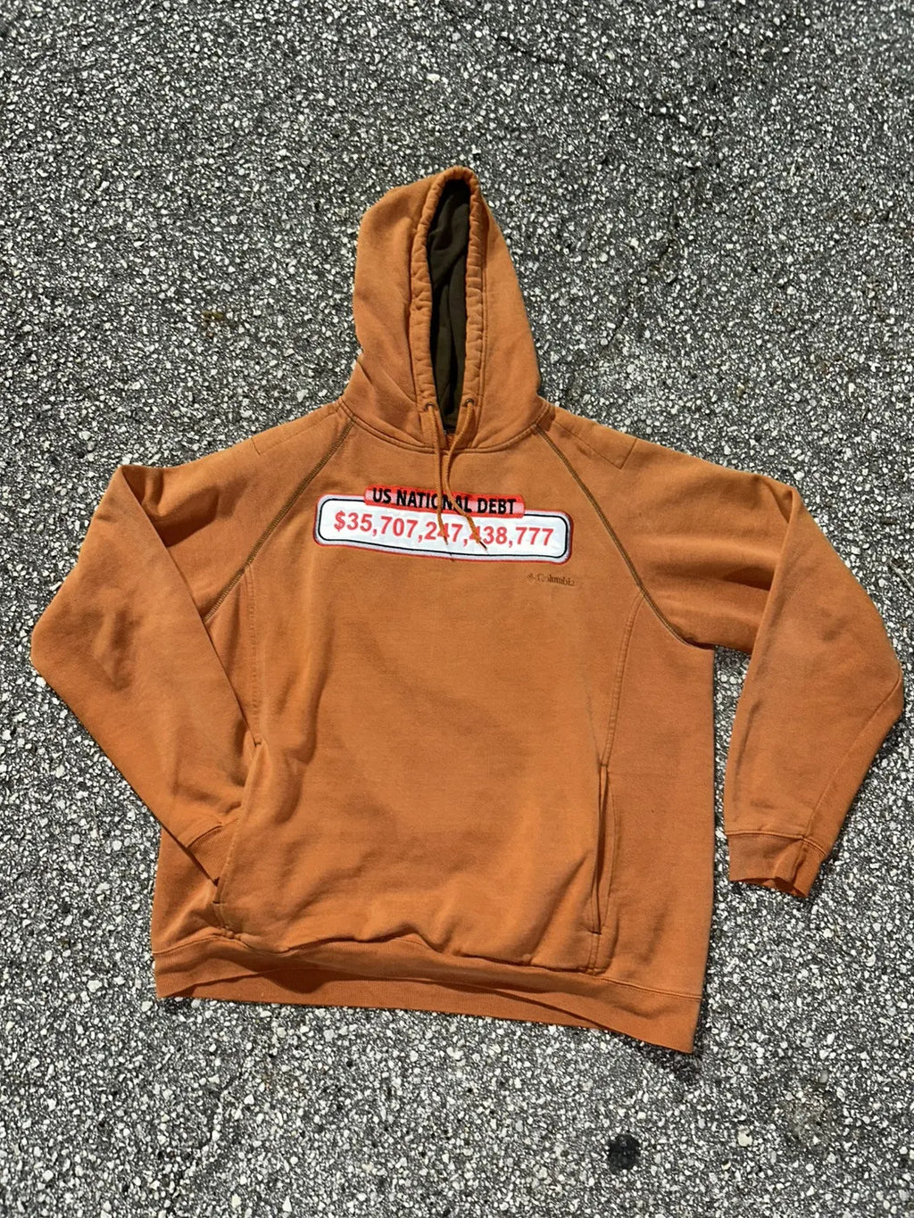 XXL Debt clock hoodie