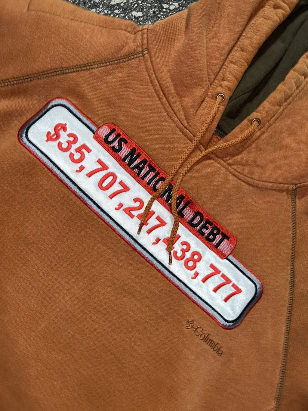 XXL Debt clock hoodie