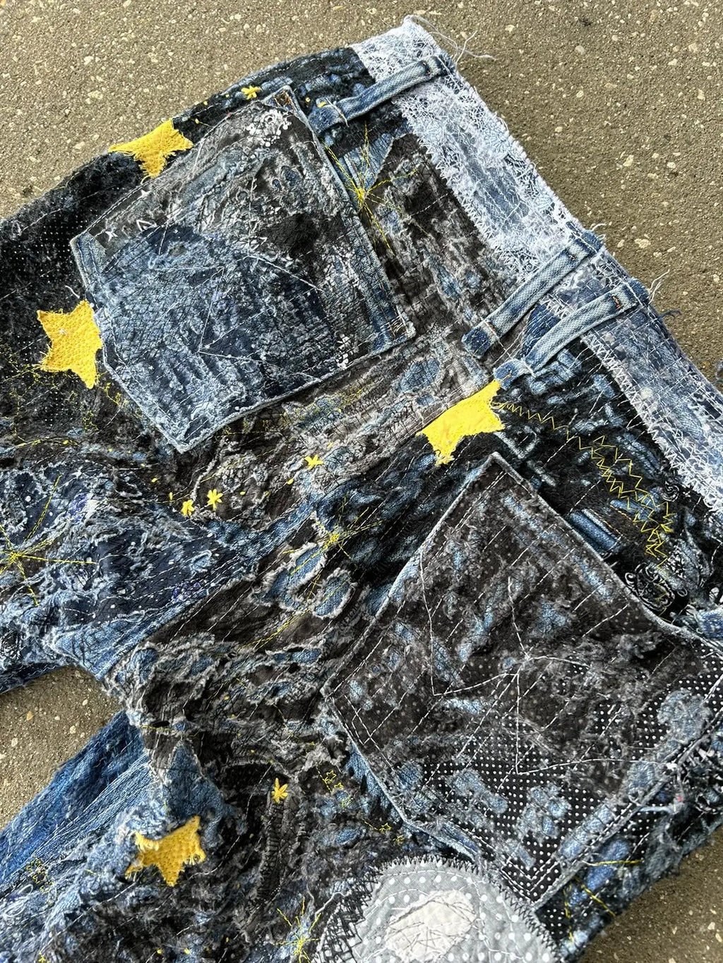 34w Mickey and minnie denim