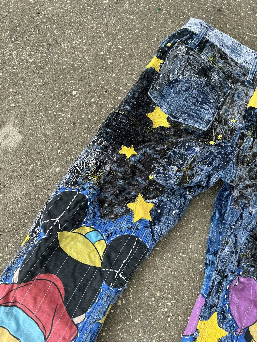 34w Mickey and minnie denim