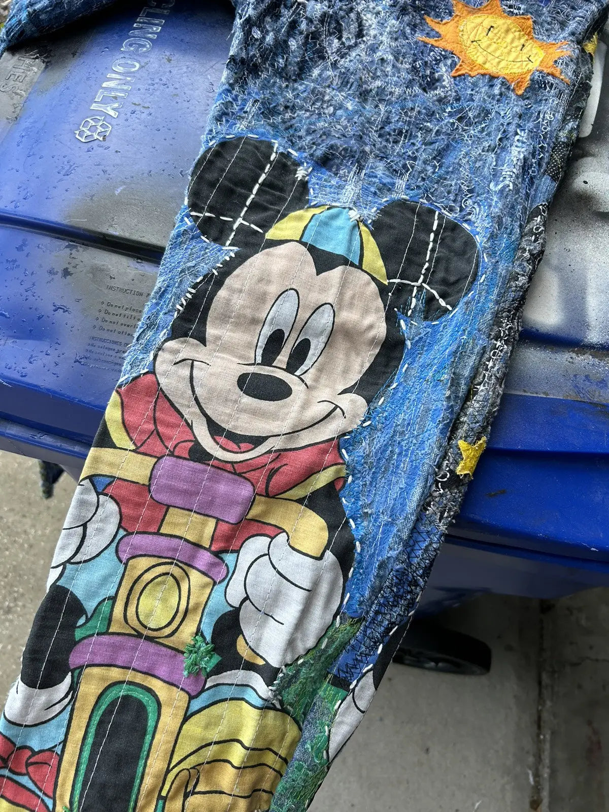 34w Mickey and minnie denim