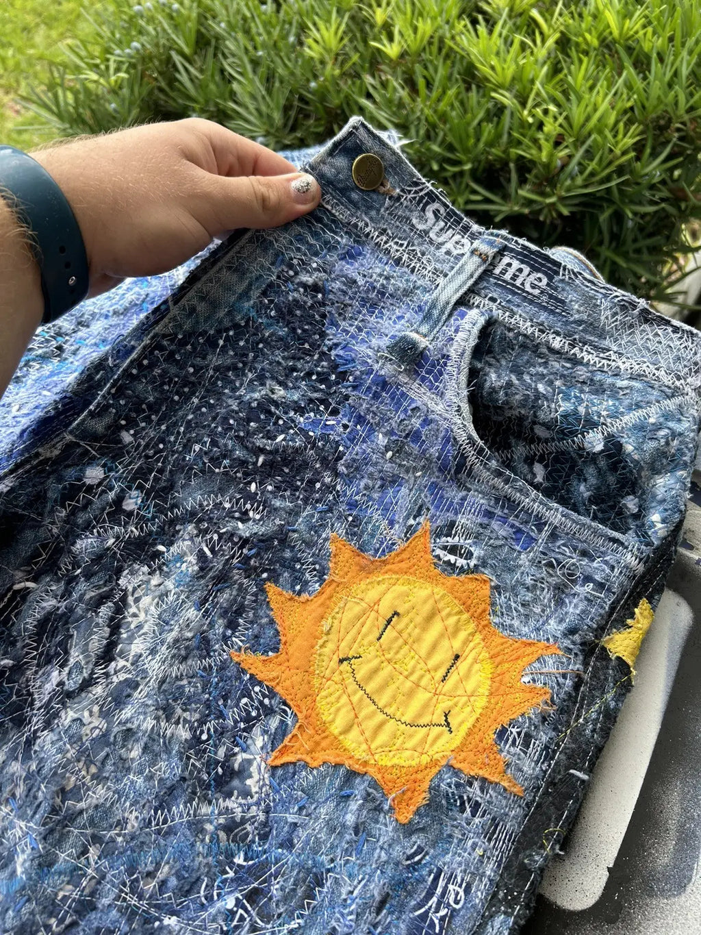 34w Mickey and minnie denim