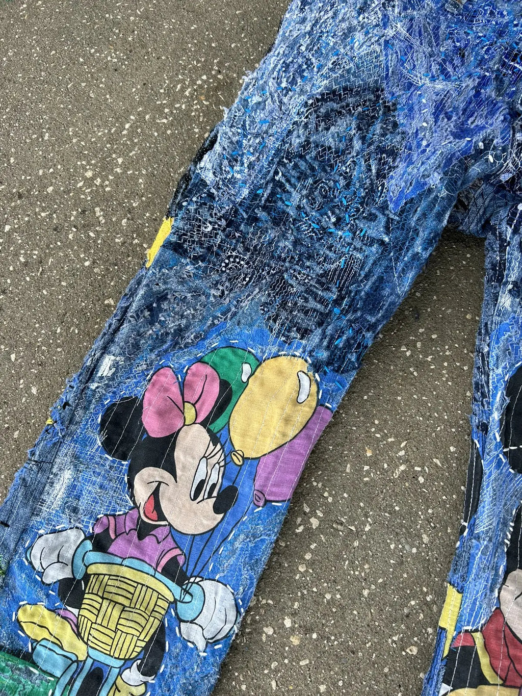 34w Mickey and minnie denim