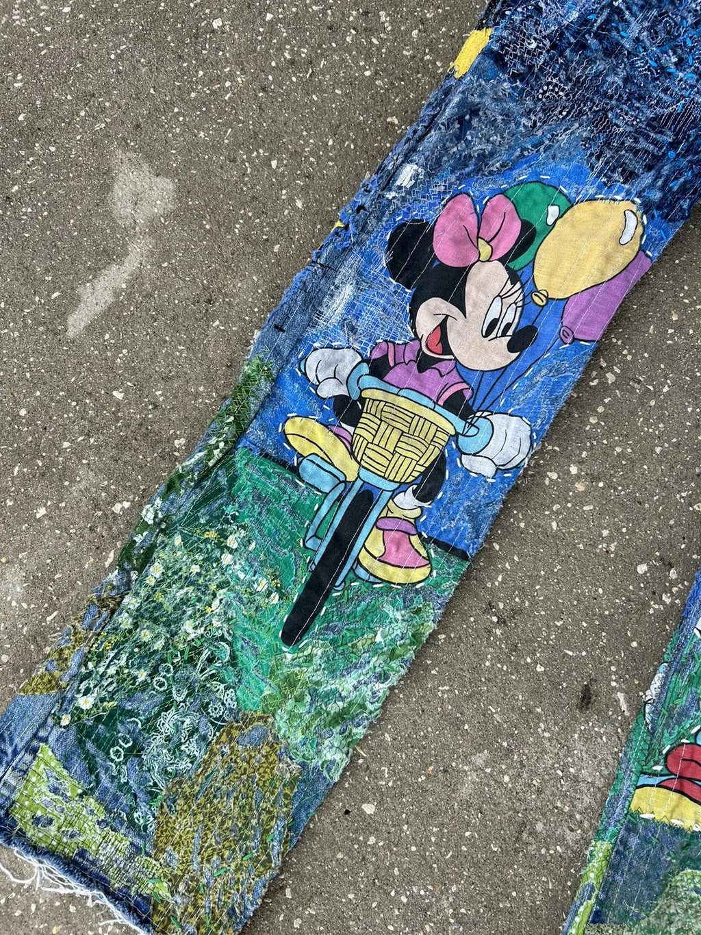 34w Mickey and minnie denim