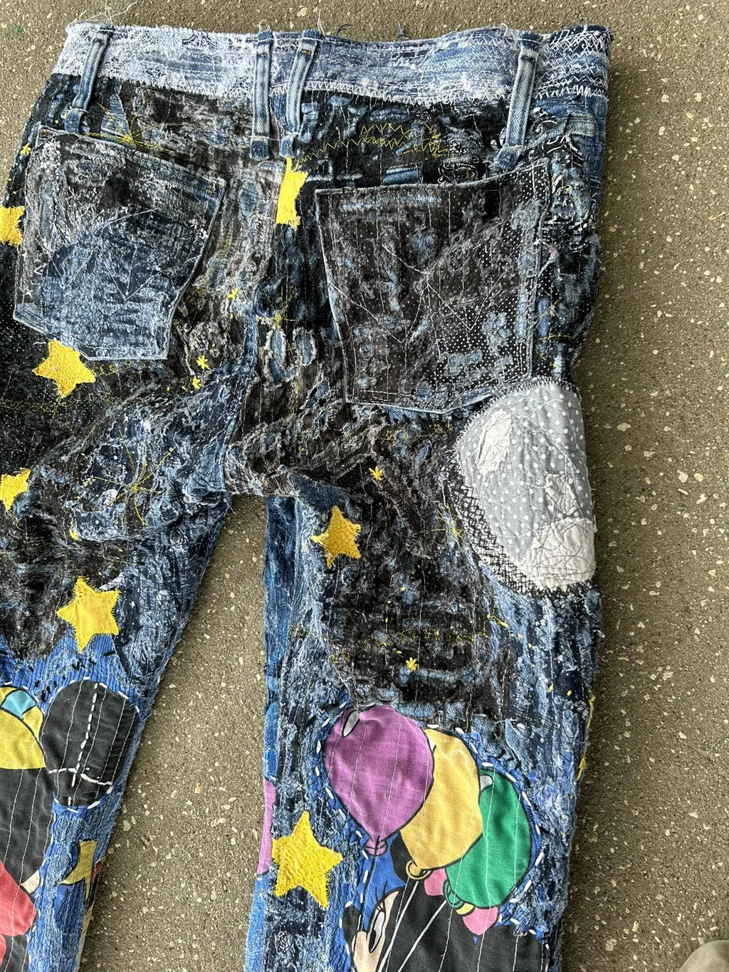 34w Mickey and minnie denim