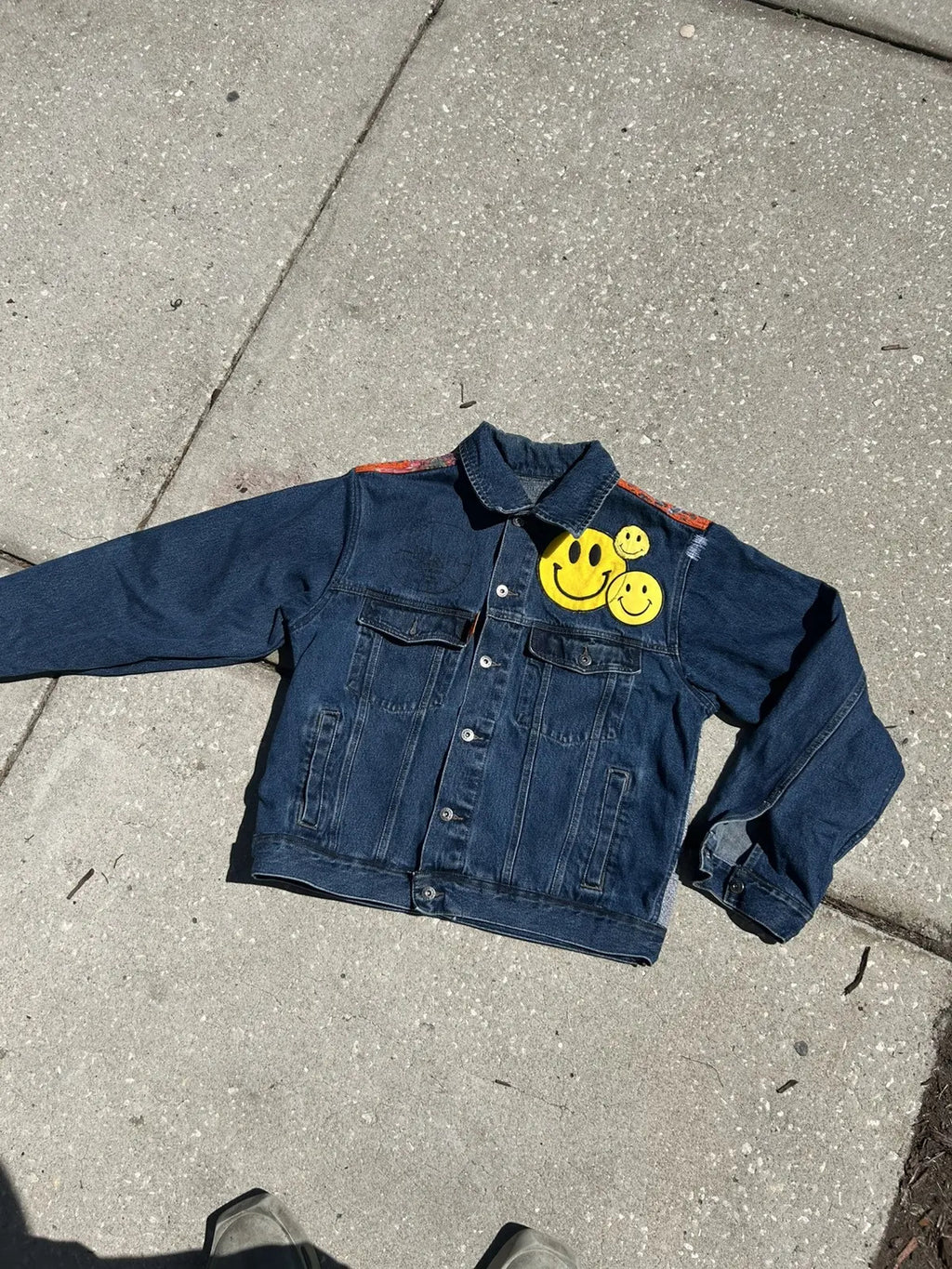 Lrg. Walmart sunset denim jacket