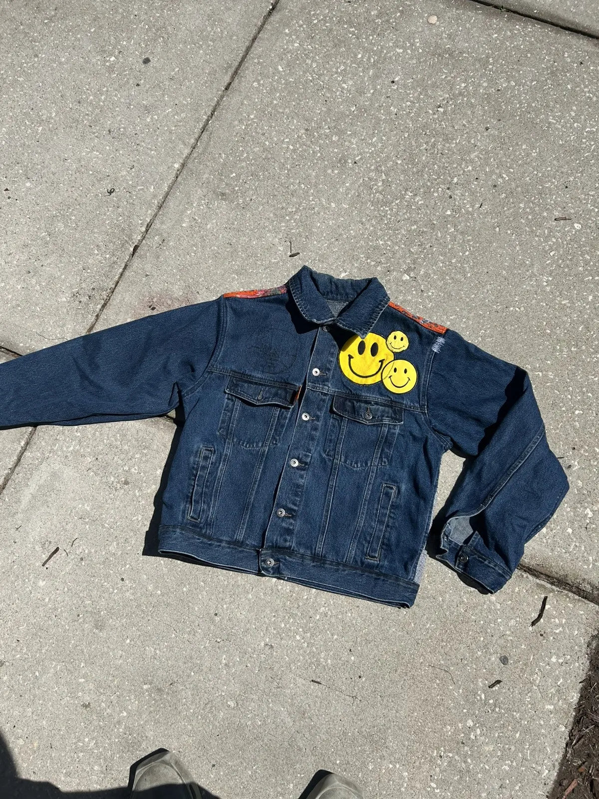 Lrg. Walmart sunset denim jacket