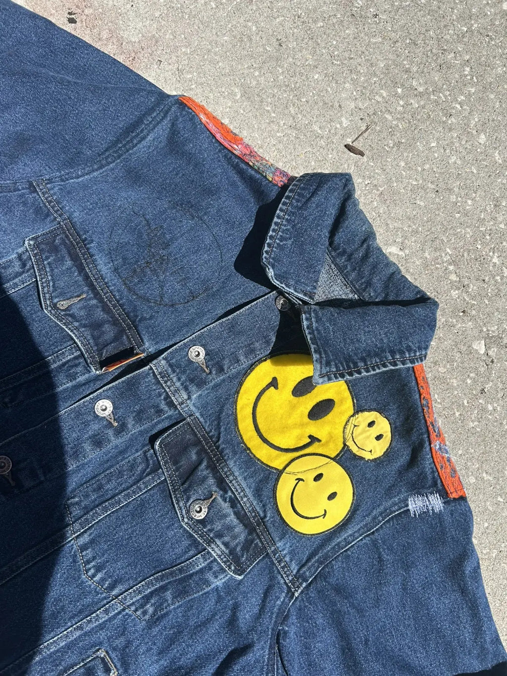 Lrg. Walmart sunset denim jacket