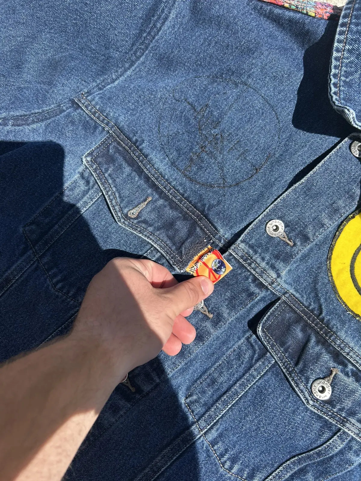 Lrg. Walmart sunset denim jacket