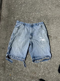 36w Repaired denim shorts