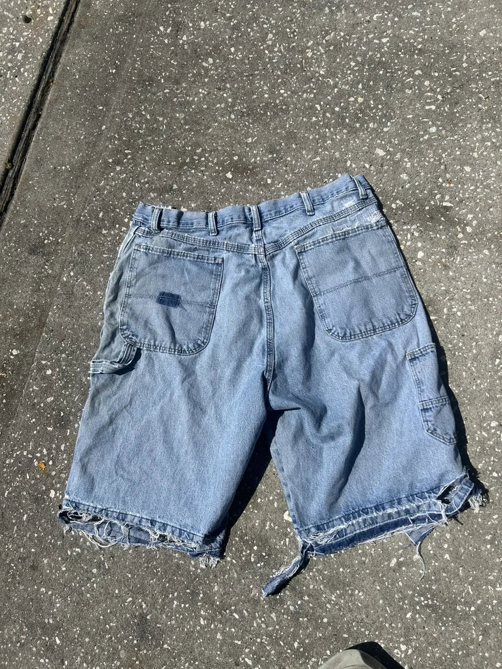36w Repaired denim shorts