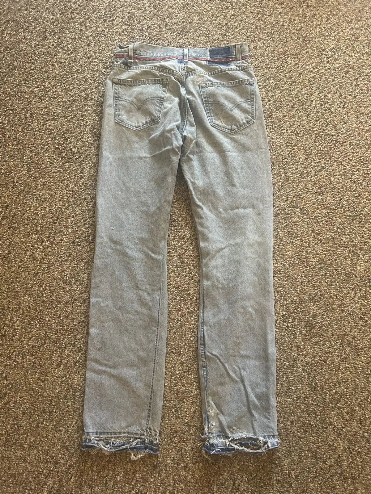 32w Quilted hearts denim