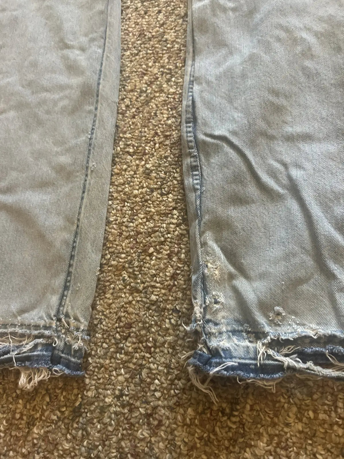 32w Quilted hearts denim