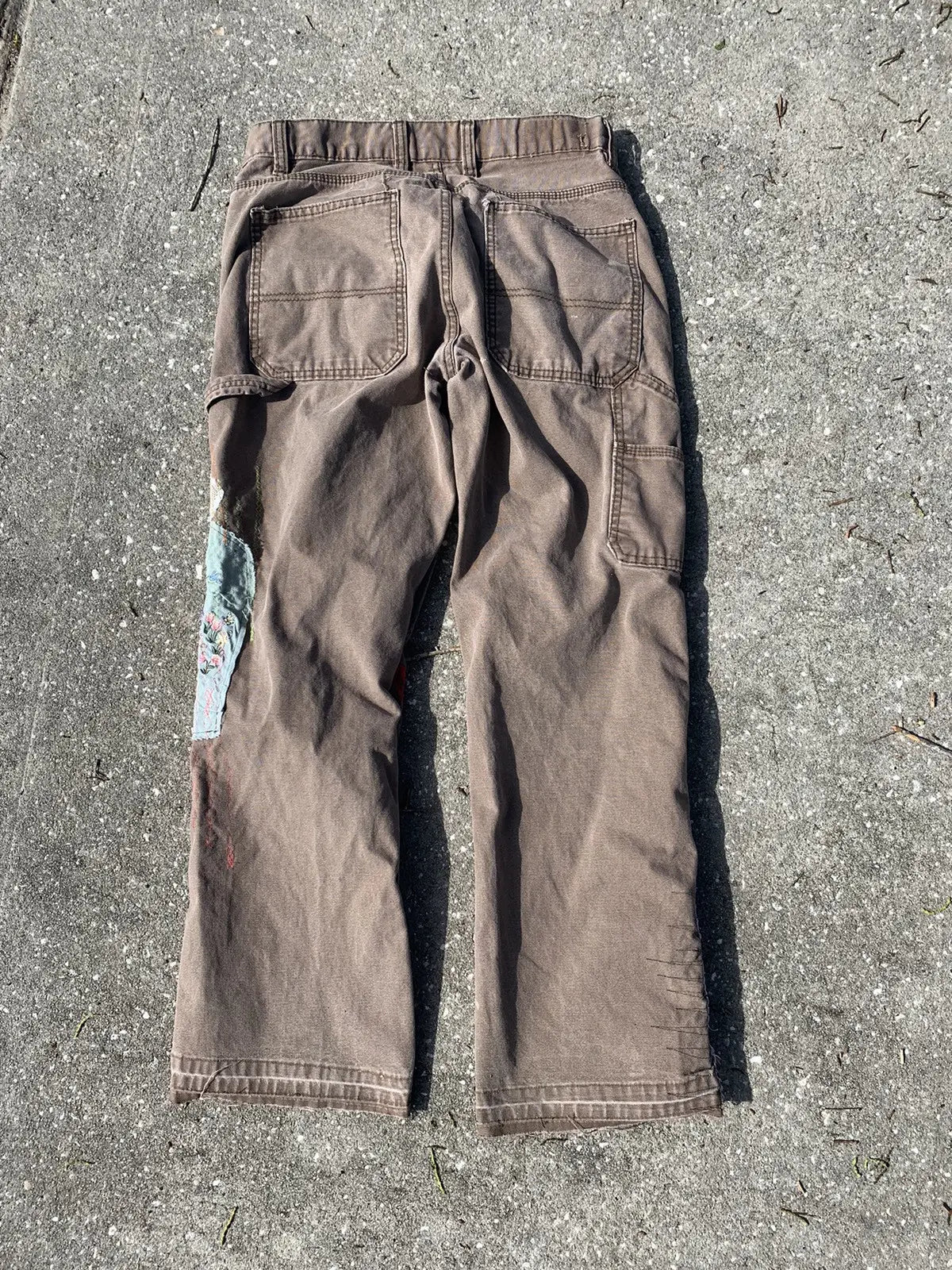 32w Patchwork carpenter pants