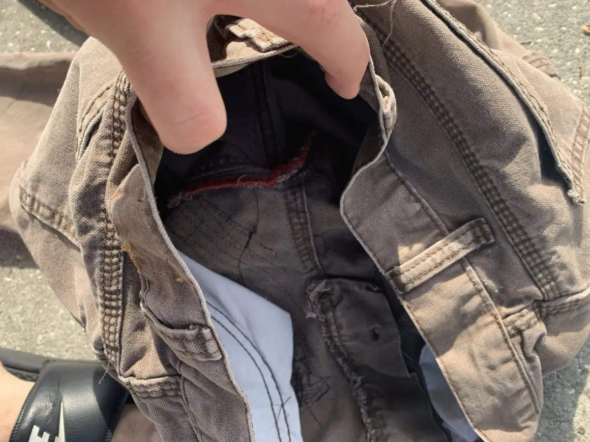 32w Patchwork carpenter pants