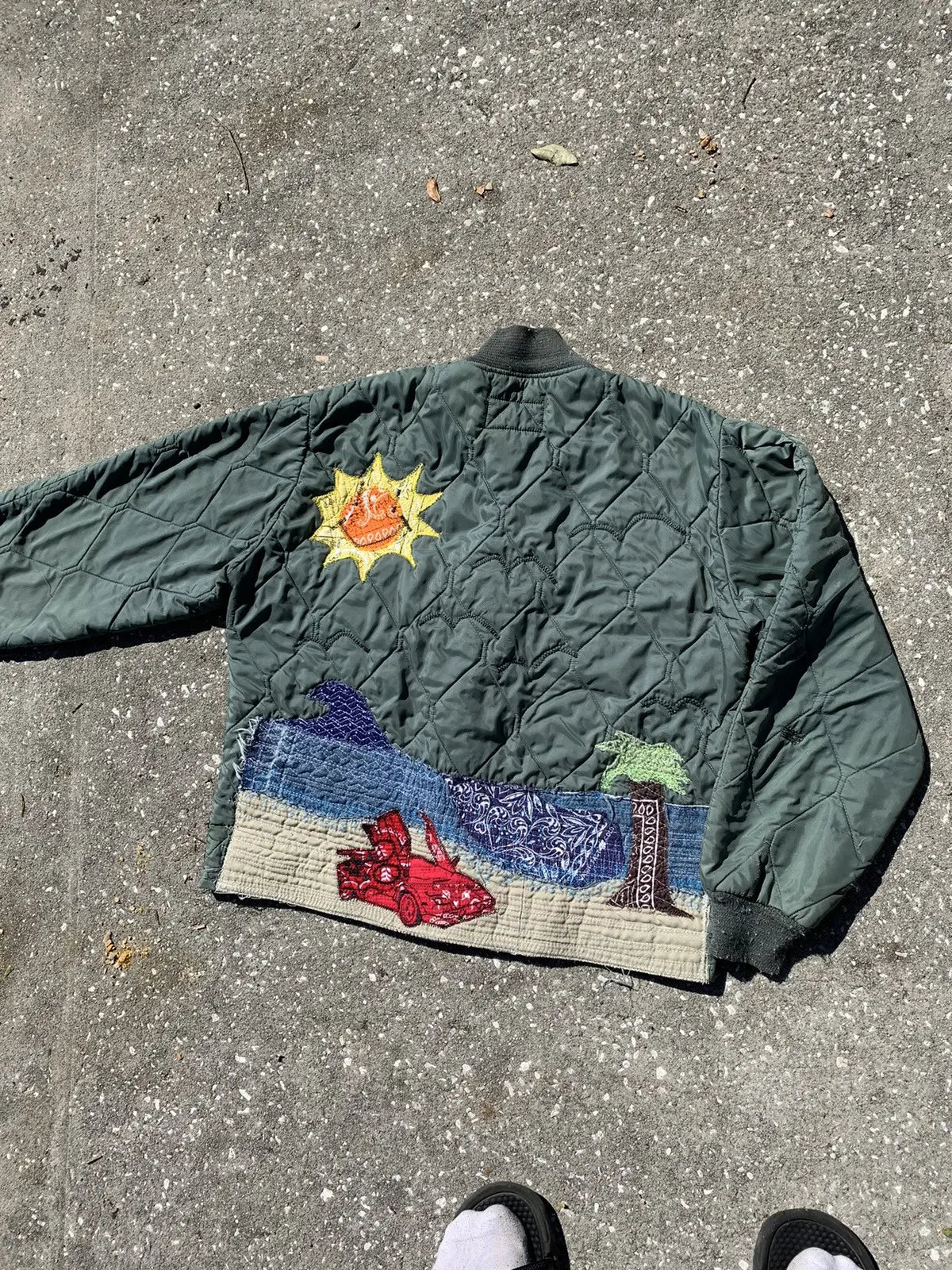 Med. Patchwork Quilted bomber