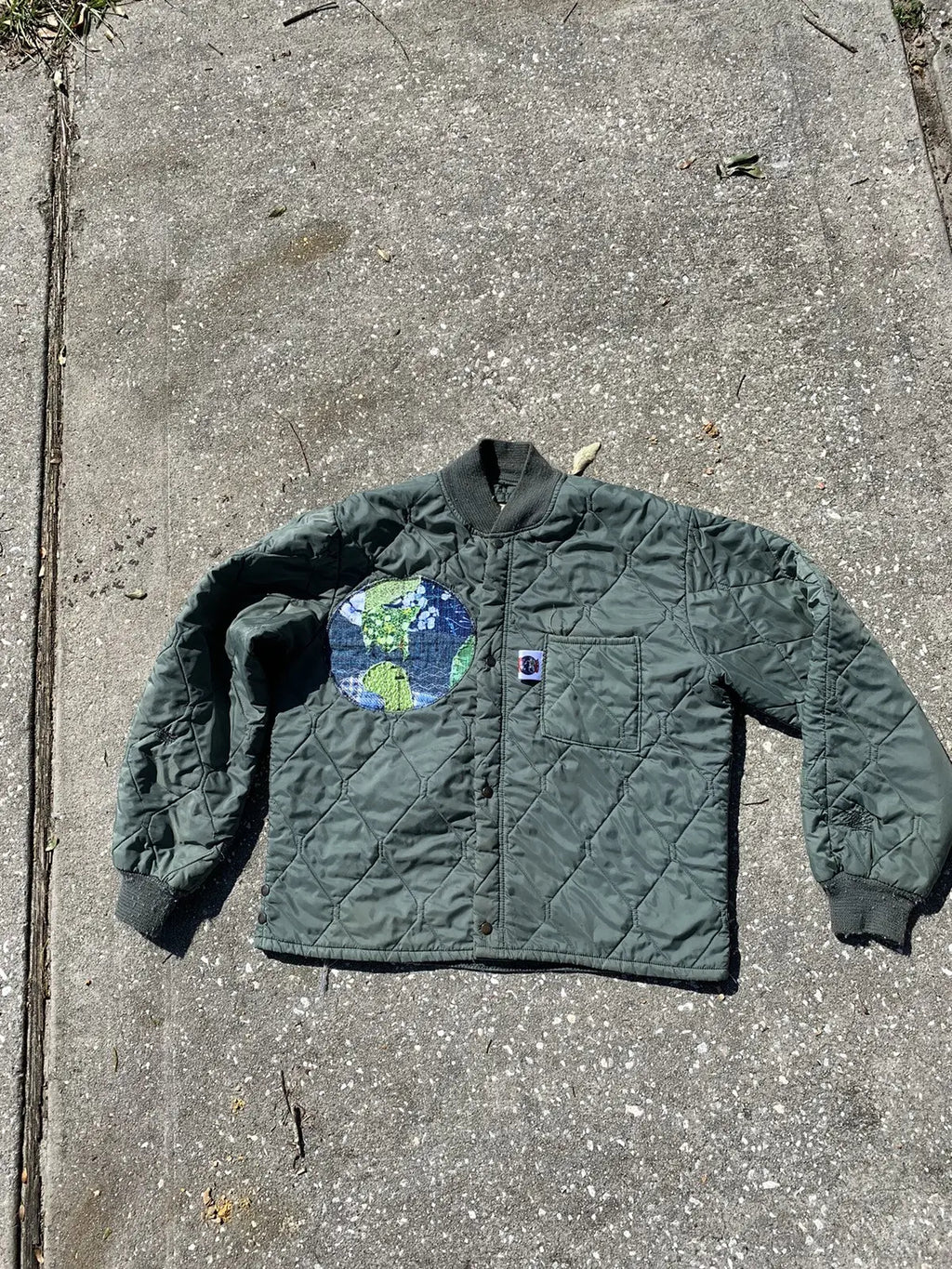 Med. Patchwork Quilted bomber