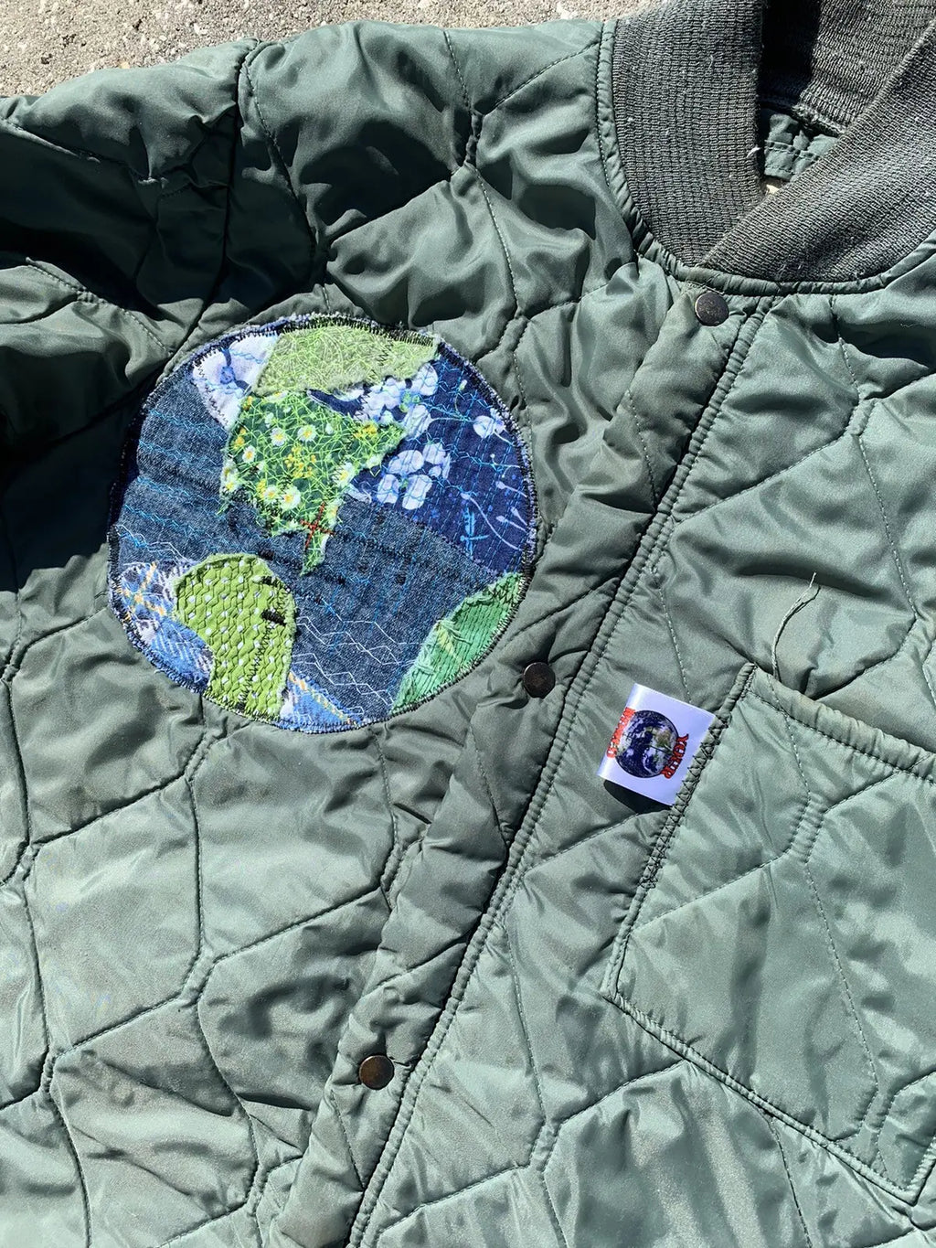 Med. Patchwork Quilted bomber