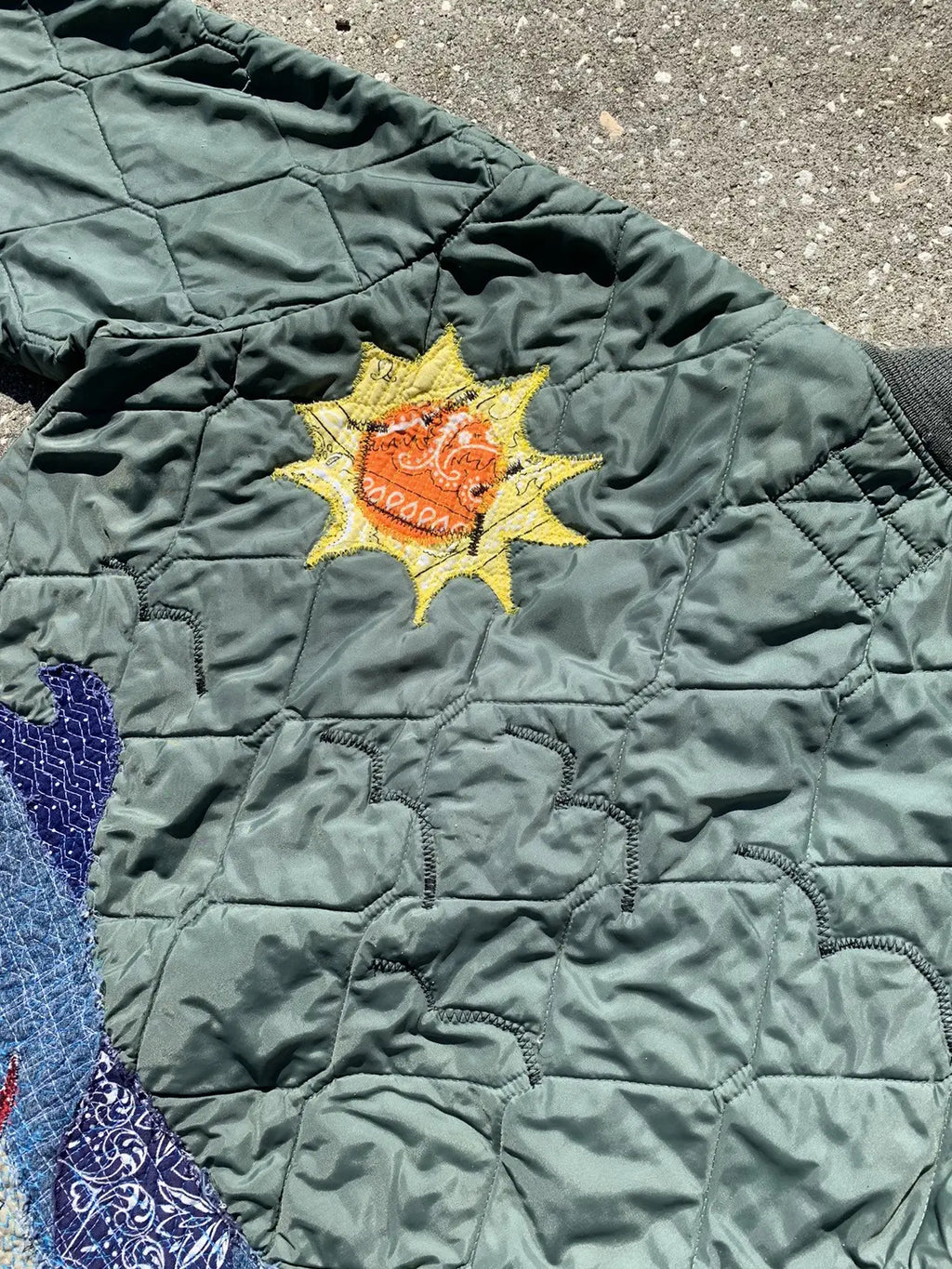 Med. Patchwork Quilted bomber