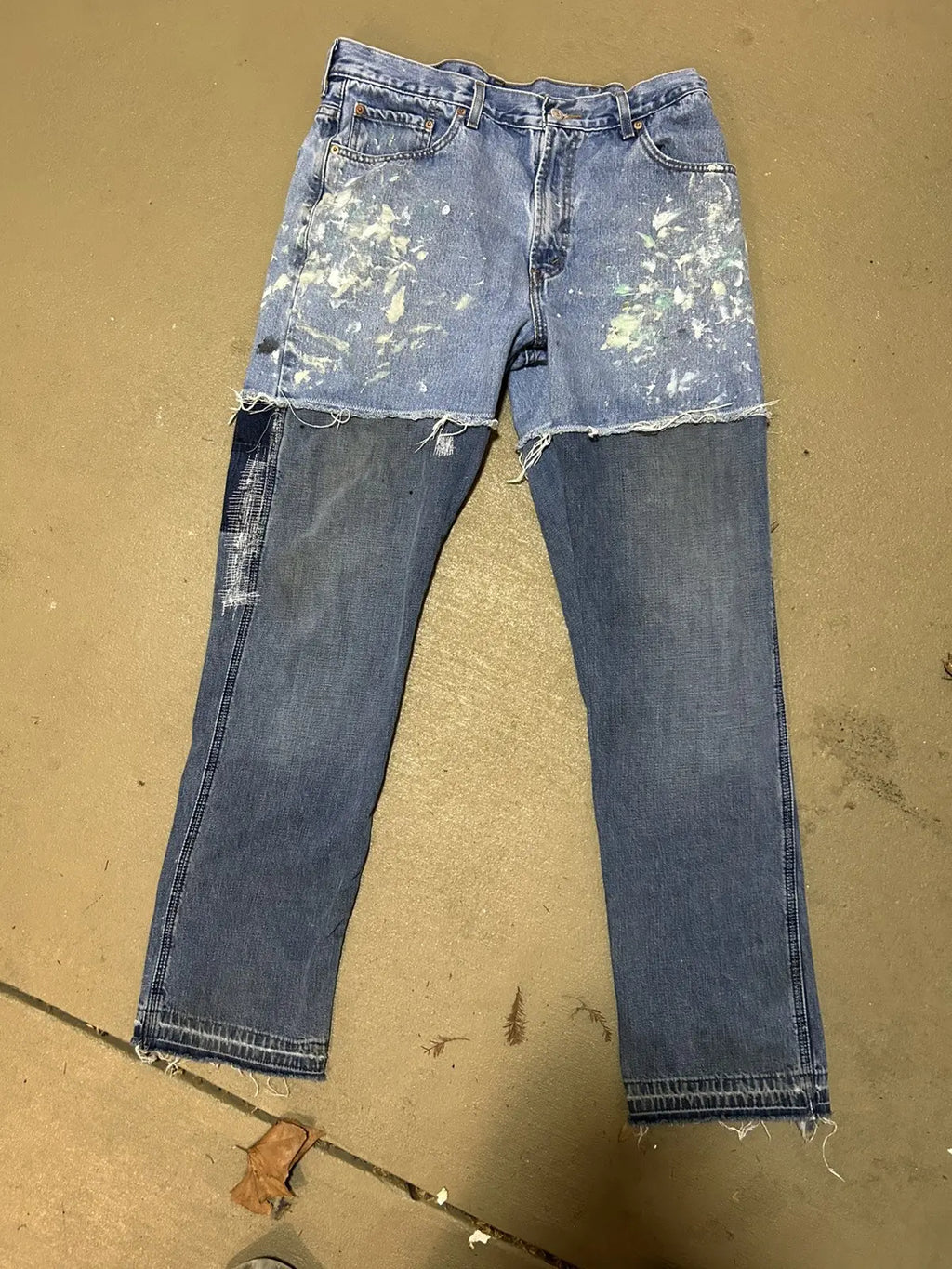 38w Split denim