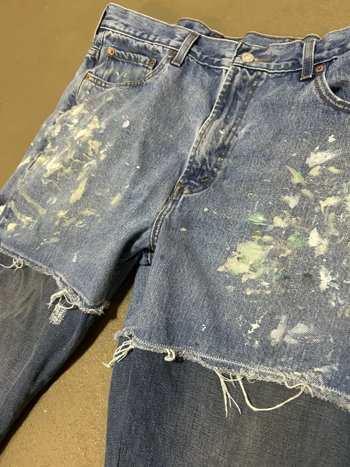 38w Split denim