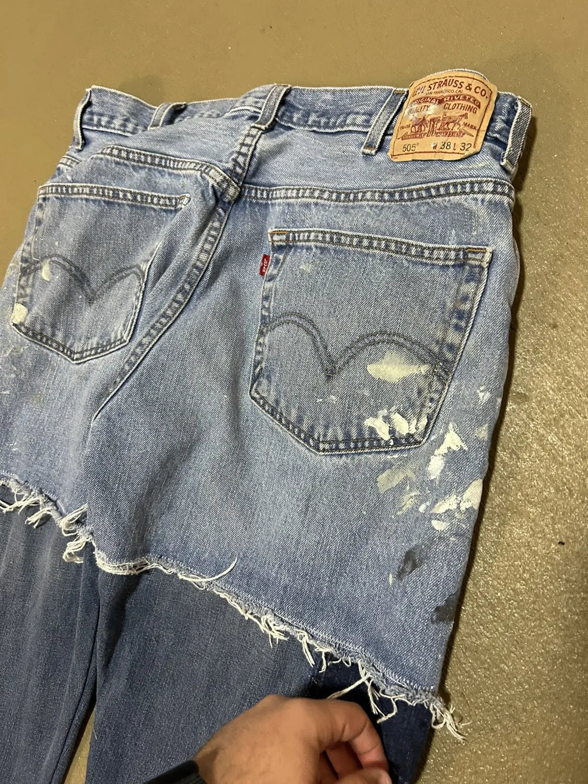 38w Split denim