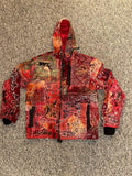 Med. Distressed bandana work jacket