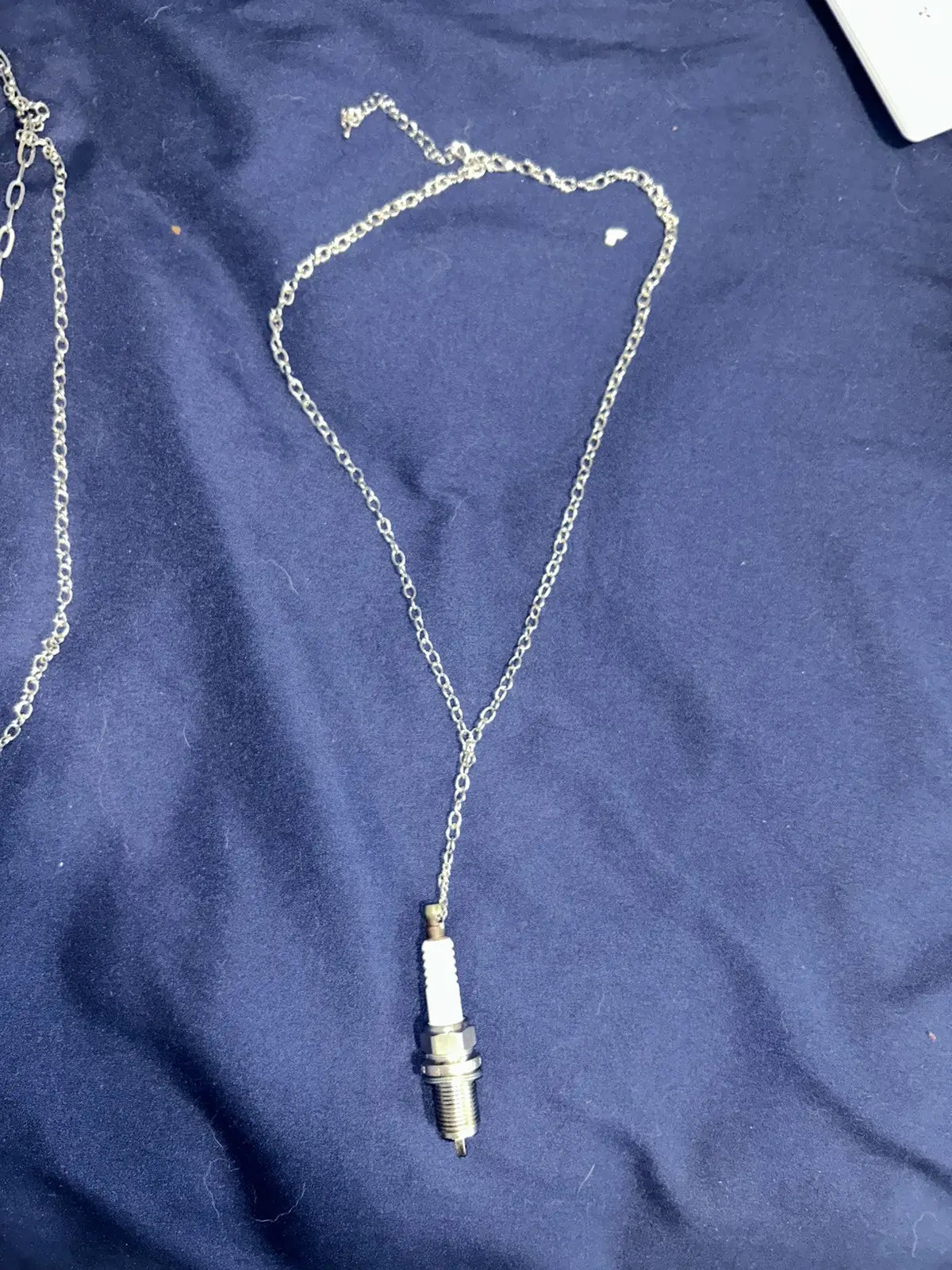 Spark plug necklace