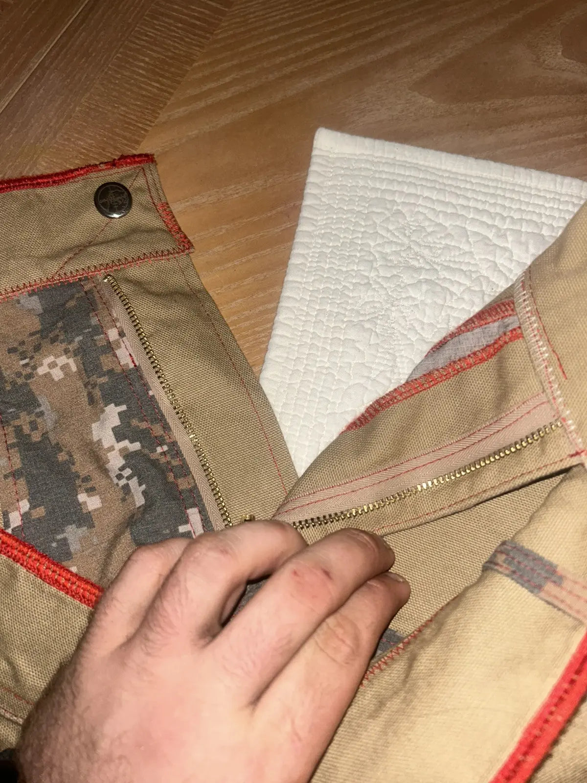 34w Hybrid camo cargo shorts