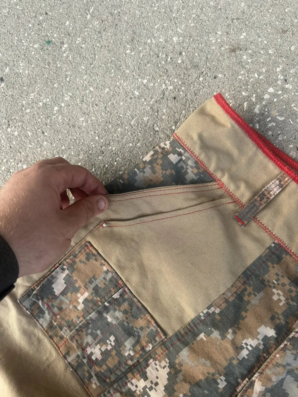 34w Hybrid camo cargo shorts