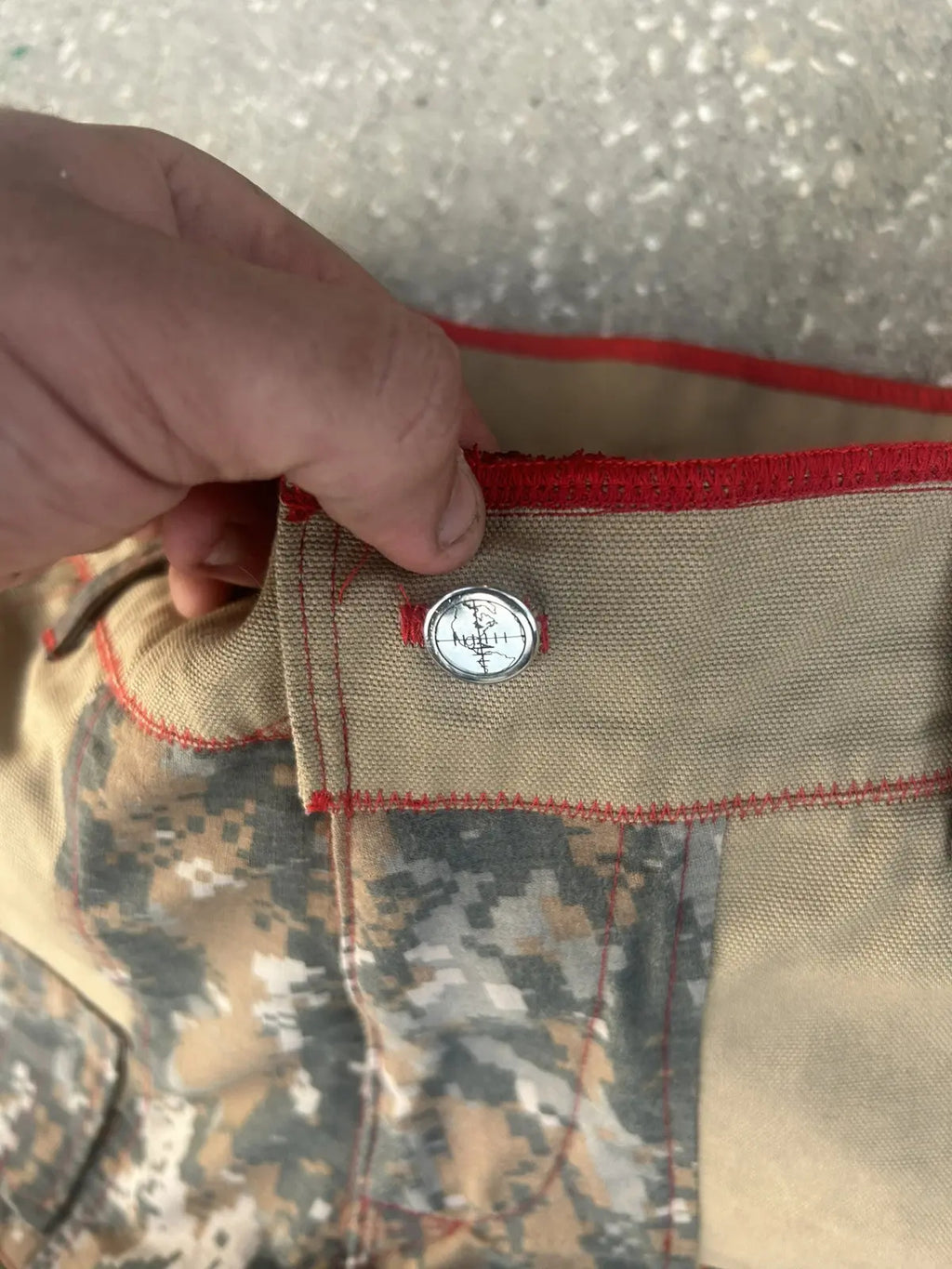 34w Hybrid camo cargo shorts