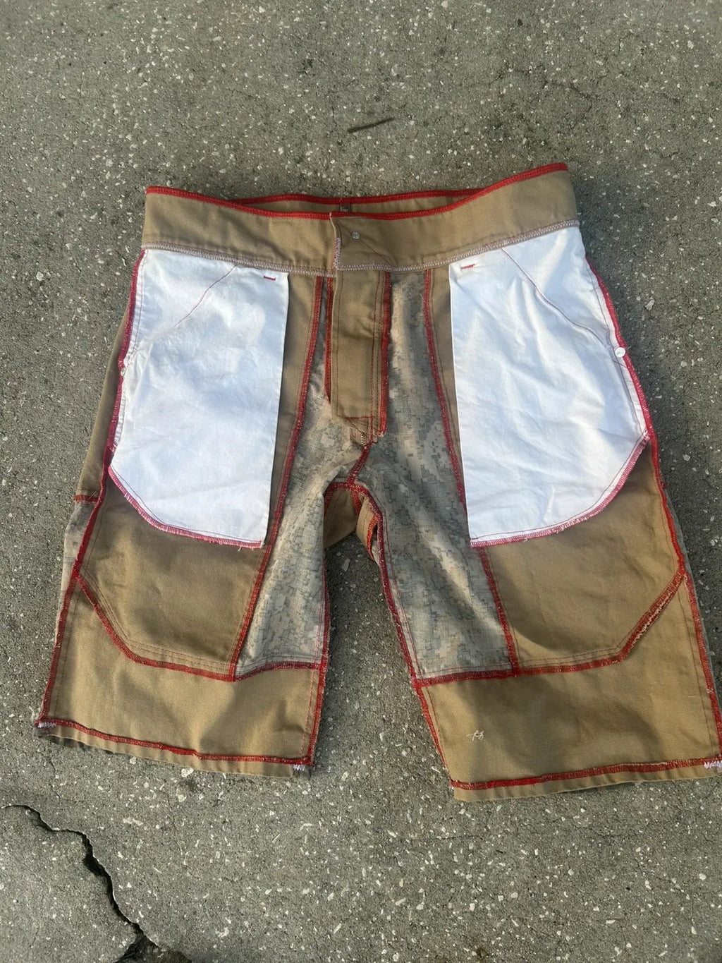 34w Hybrid camo cargo shorts